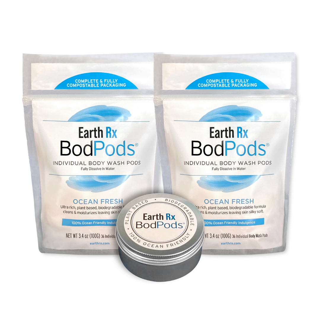 Earth Rx Bodpods® Oceanfresh With Tin - 2 Pack